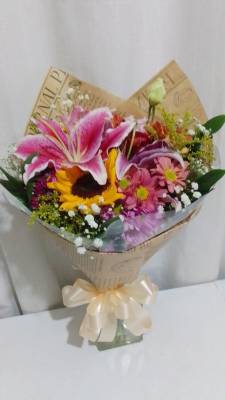 BOUQUET COM FLORES MISTAS / MISTA / UNICO